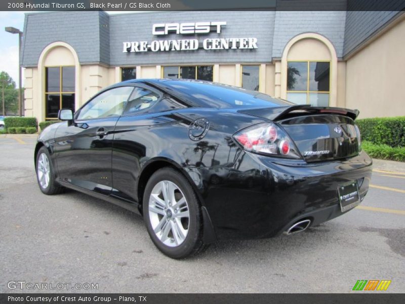 Black Pearl / GS Black Cloth 2008 Hyundai Tiburon GS