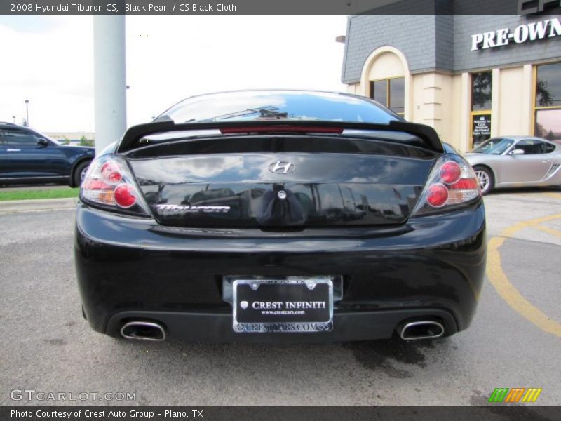 Black Pearl / GS Black Cloth 2008 Hyundai Tiburon GS