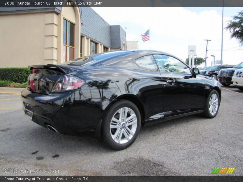 Black Pearl / GS Black Cloth 2008 Hyundai Tiburon GS