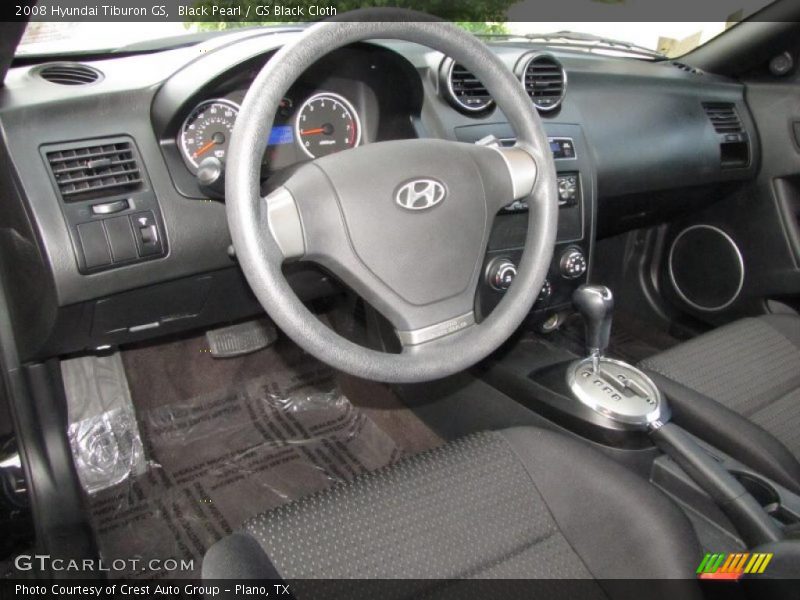 Black Pearl / GS Black Cloth 2008 Hyundai Tiburon GS