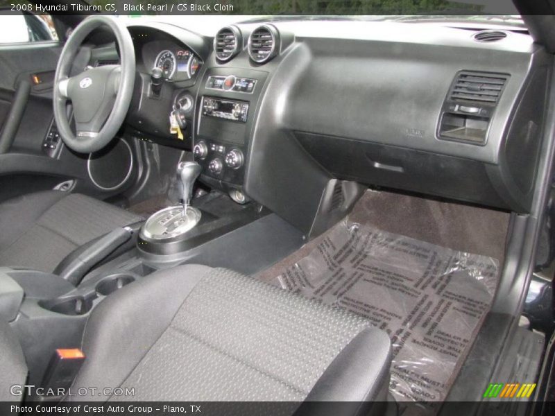Black Pearl / GS Black Cloth 2008 Hyundai Tiburon GS