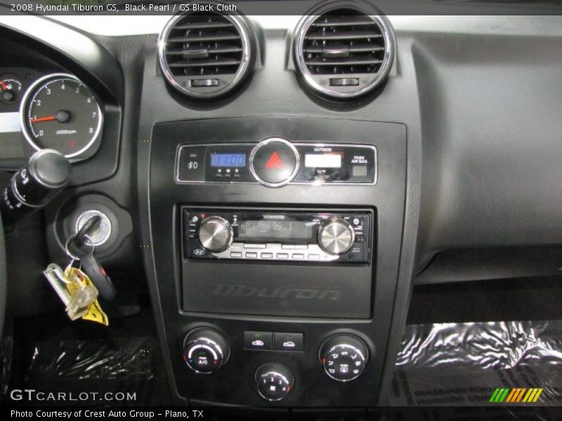 Black Pearl / GS Black Cloth 2008 Hyundai Tiburon GS