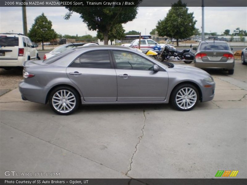 Titanium Gray Mica / Black 2006 Mazda MAZDA6 MAZDASPEED6 Sport