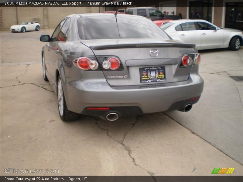 Titanium Gray Mica / Black 2006 Mazda MAZDA6 MAZDASPEED6 Sport