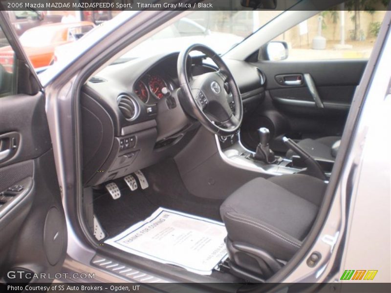 Titanium Gray Mica / Black 2006 Mazda MAZDA6 MAZDASPEED6 Sport