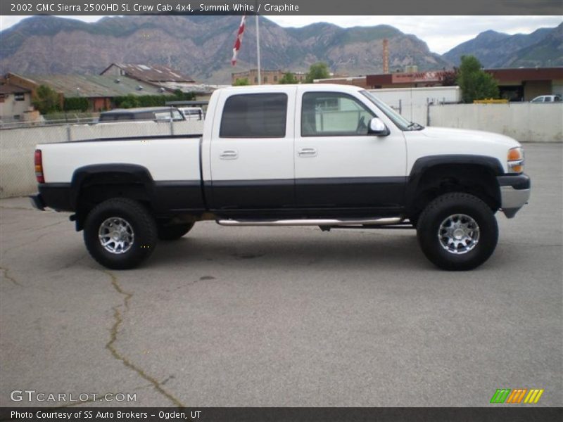 Summit White / Graphite 2002 GMC Sierra 2500HD SL Crew Cab 4x4