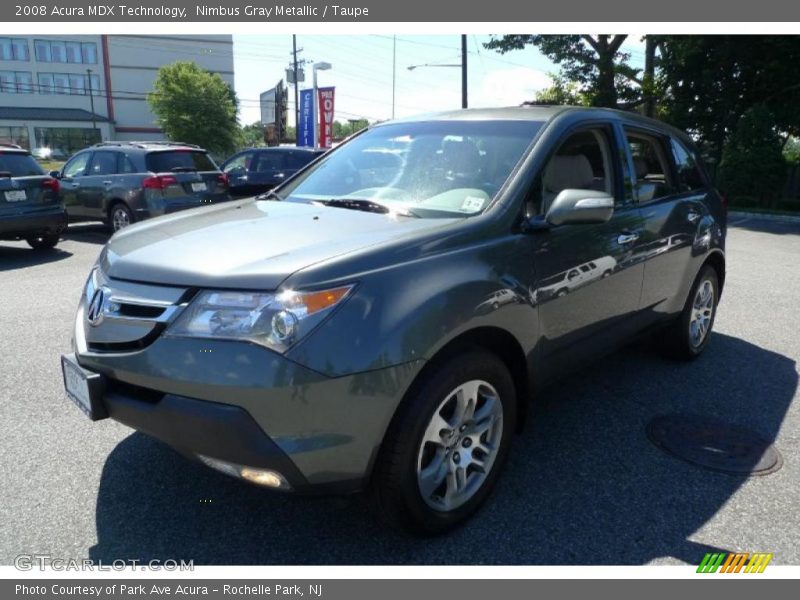 Nimbus Gray Metallic / Taupe 2008 Acura MDX Technology