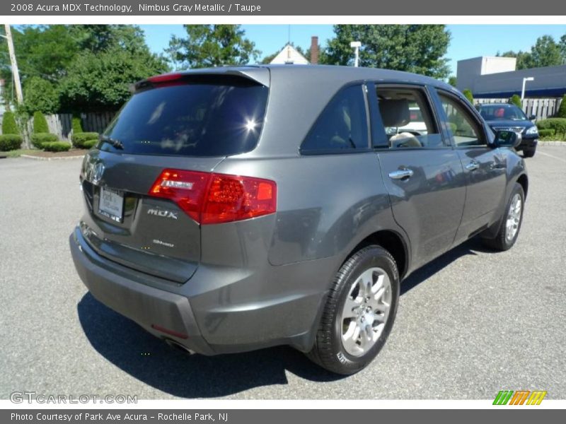 Nimbus Gray Metallic / Taupe 2008 Acura MDX Technology