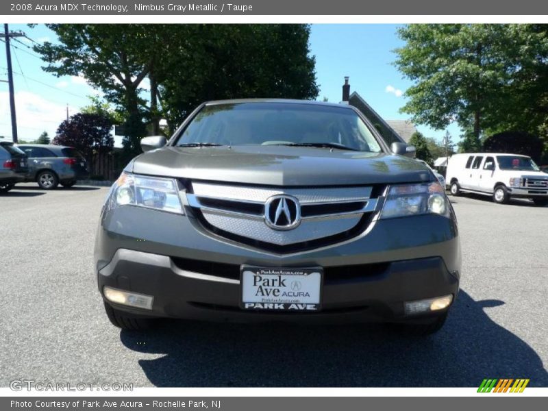 Nimbus Gray Metallic / Taupe 2008 Acura MDX Technology