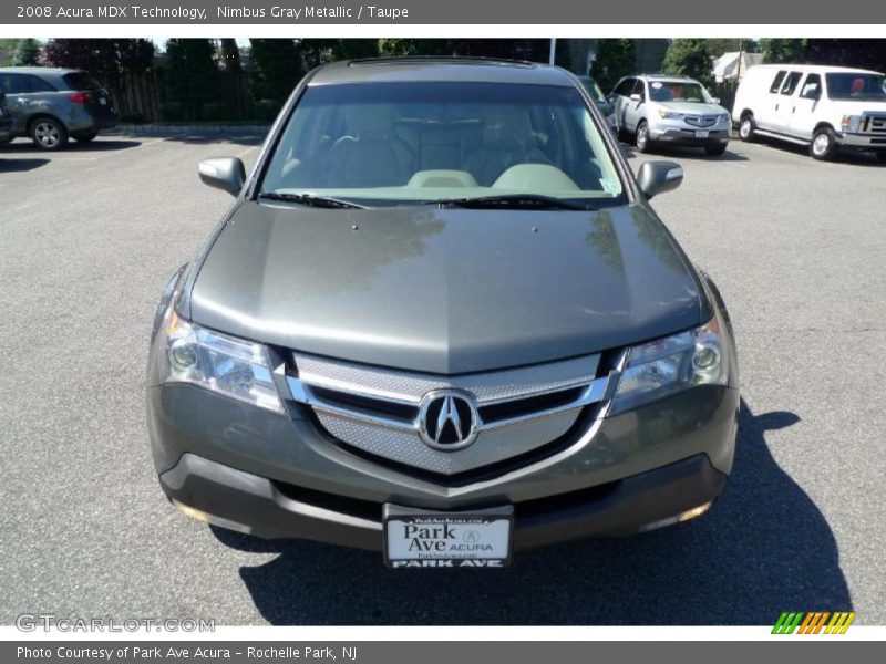Nimbus Gray Metallic / Taupe 2008 Acura MDX Technology