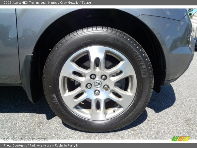 Nimbus Gray Metallic / Taupe 2008 Acura MDX Technology
