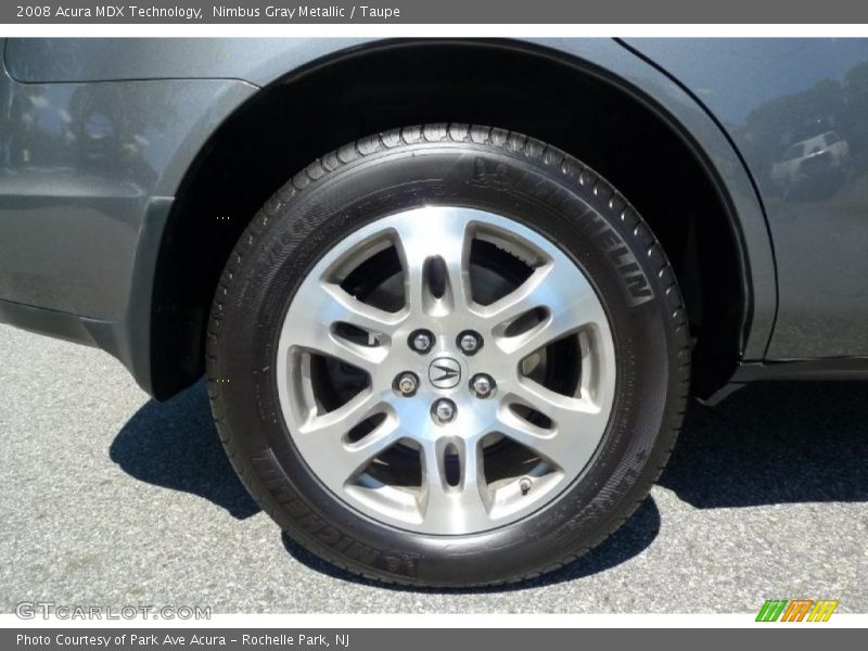 Nimbus Gray Metallic / Taupe 2008 Acura MDX Technology