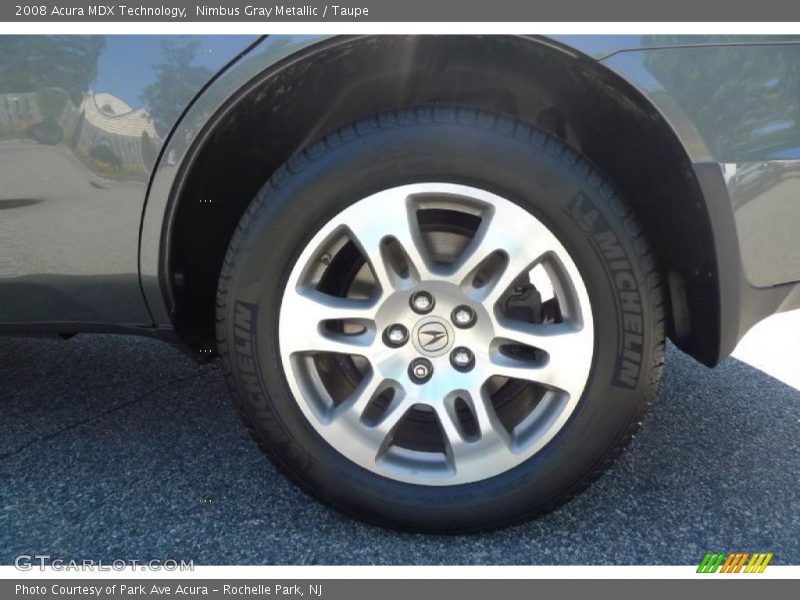 Nimbus Gray Metallic / Taupe 2008 Acura MDX Technology