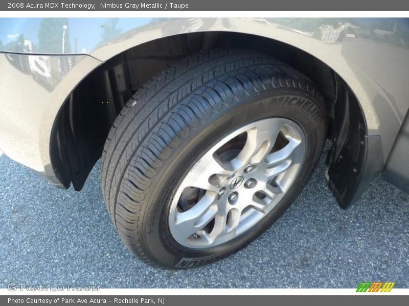 Nimbus Gray Metallic / Taupe 2008 Acura MDX Technology