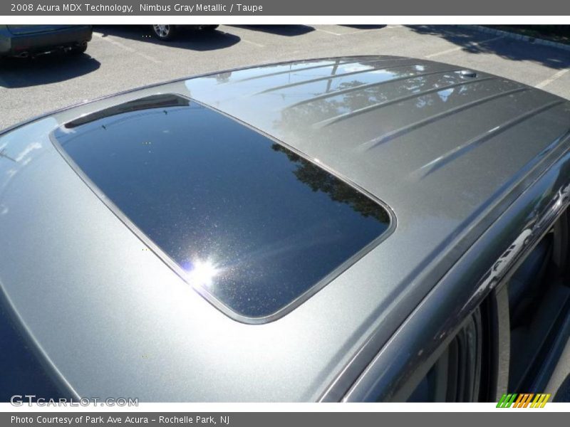 Nimbus Gray Metallic / Taupe 2008 Acura MDX Technology