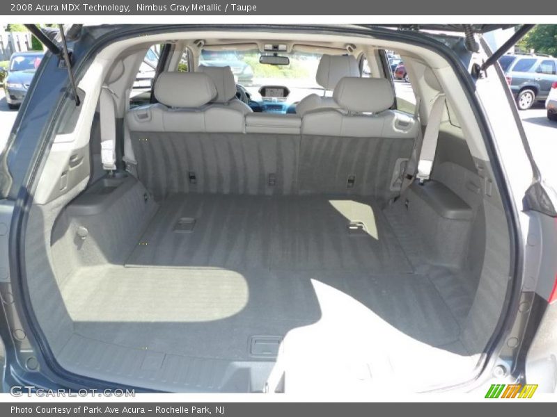 Nimbus Gray Metallic / Taupe 2008 Acura MDX Technology