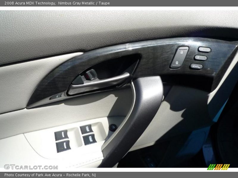 Nimbus Gray Metallic / Taupe 2008 Acura MDX Technology
