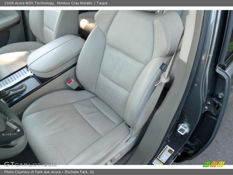 Nimbus Gray Metallic / Taupe 2008 Acura MDX Technology