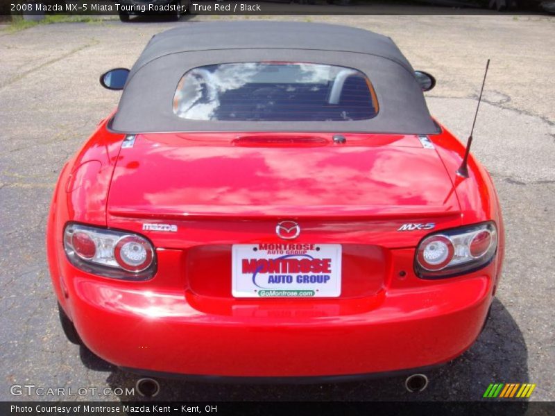 True Red / Black 2008 Mazda MX-5 Miata Touring Roadster