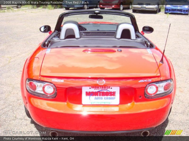 True Red / Black 2008 Mazda MX-5 Miata Touring Roadster