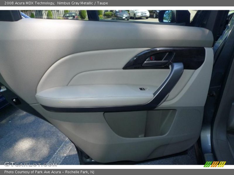 Nimbus Gray Metallic / Taupe 2008 Acura MDX Technology