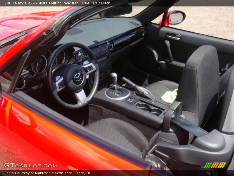 True Red / Black 2008 Mazda MX-5 Miata Touring Roadster