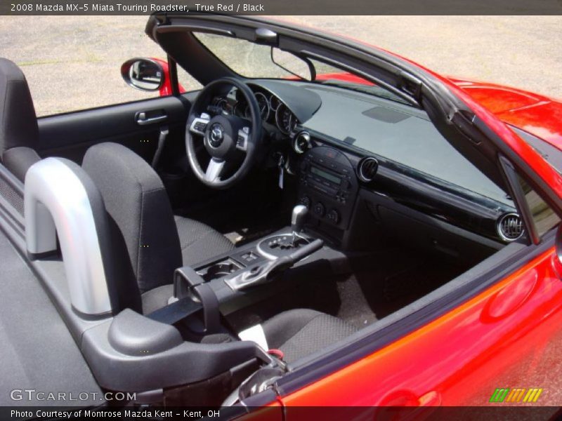 True Red / Black 2008 Mazda MX-5 Miata Touring Roadster