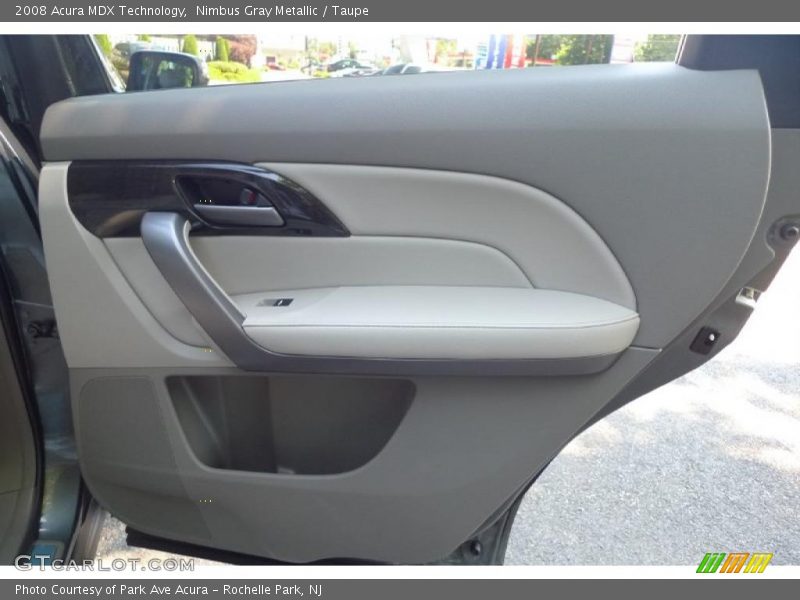 Nimbus Gray Metallic / Taupe 2008 Acura MDX Technology