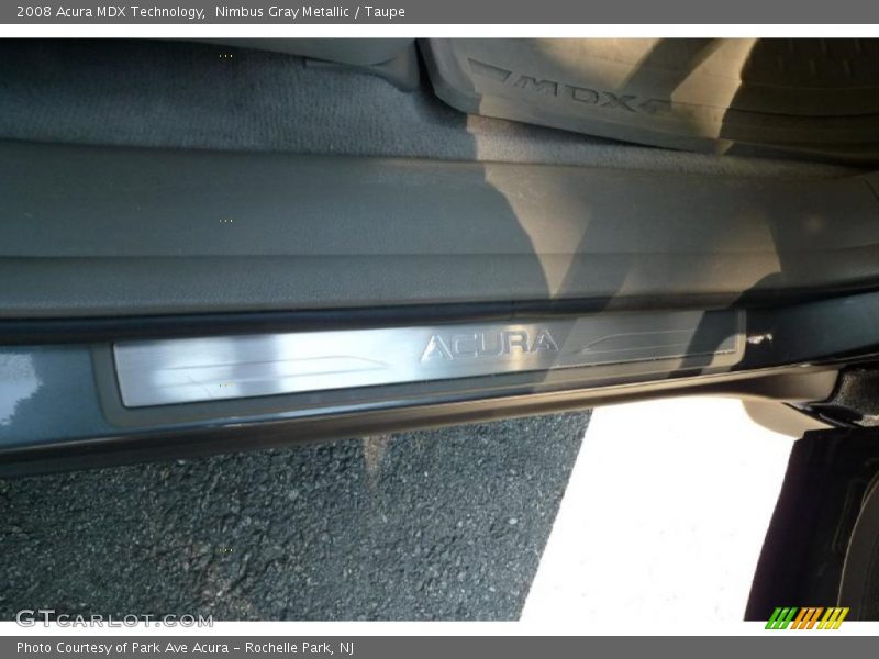 Nimbus Gray Metallic / Taupe 2008 Acura MDX Technology