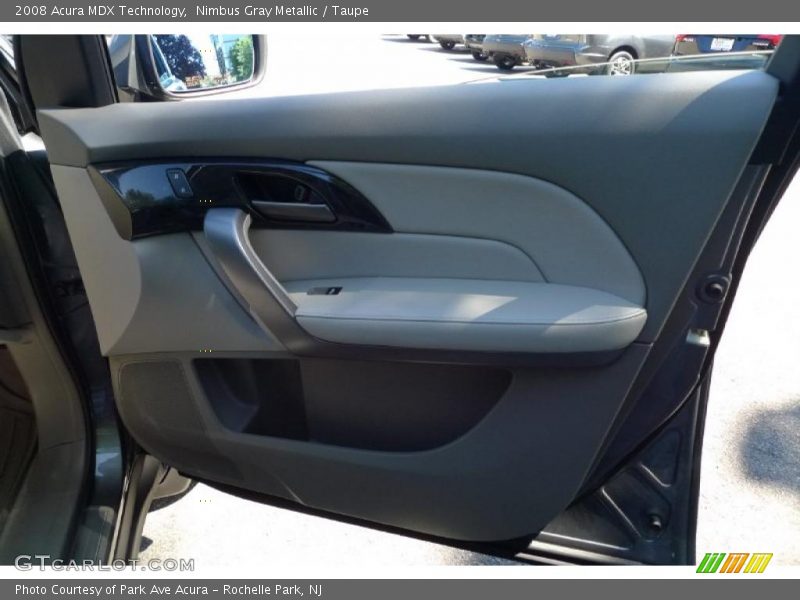 Nimbus Gray Metallic / Taupe 2008 Acura MDX Technology