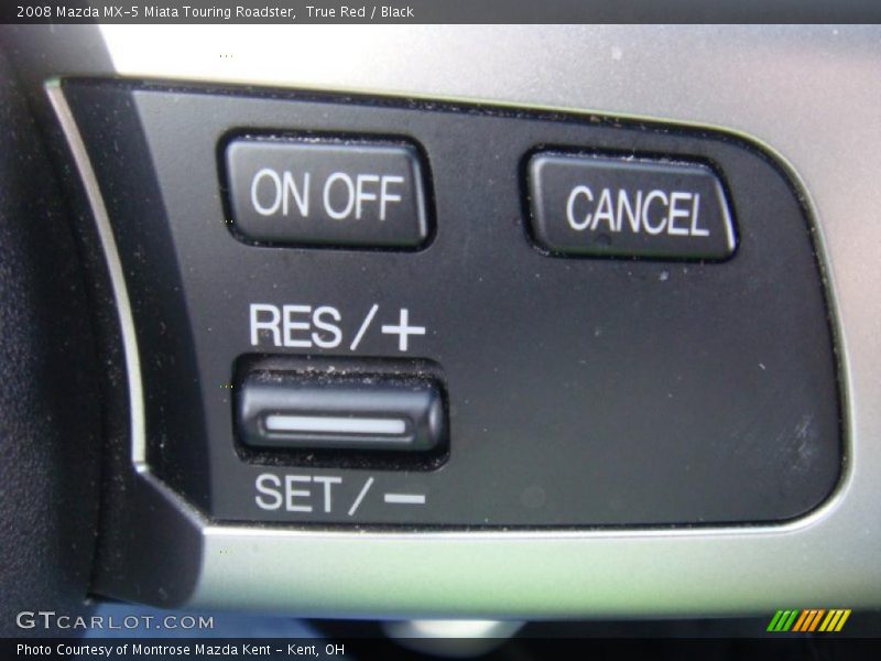 True Red / Black 2008 Mazda MX-5 Miata Touring Roadster