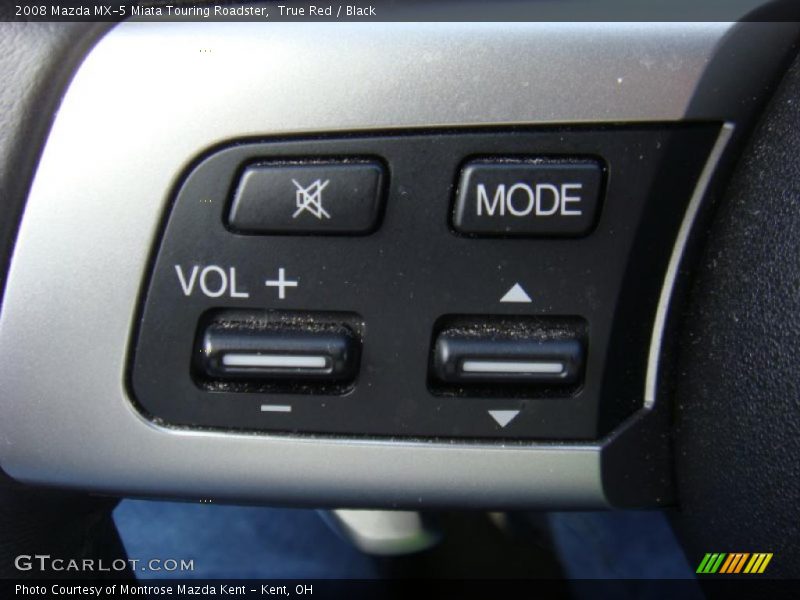 True Red / Black 2008 Mazda MX-5 Miata Touring Roadster