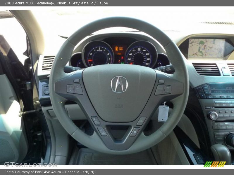 Nimbus Gray Metallic / Taupe 2008 Acura MDX Technology