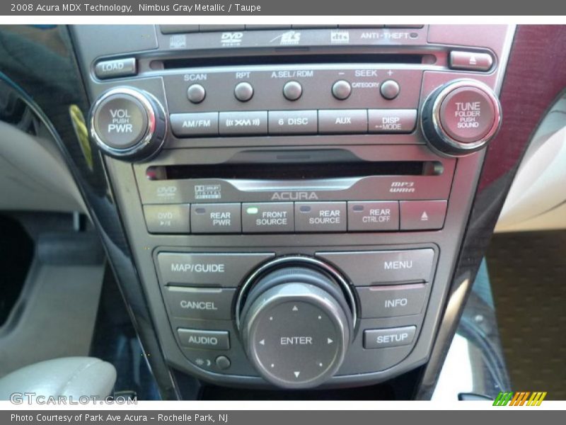 Nimbus Gray Metallic / Taupe 2008 Acura MDX Technology