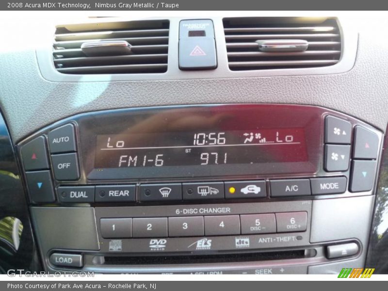Nimbus Gray Metallic / Taupe 2008 Acura MDX Technology