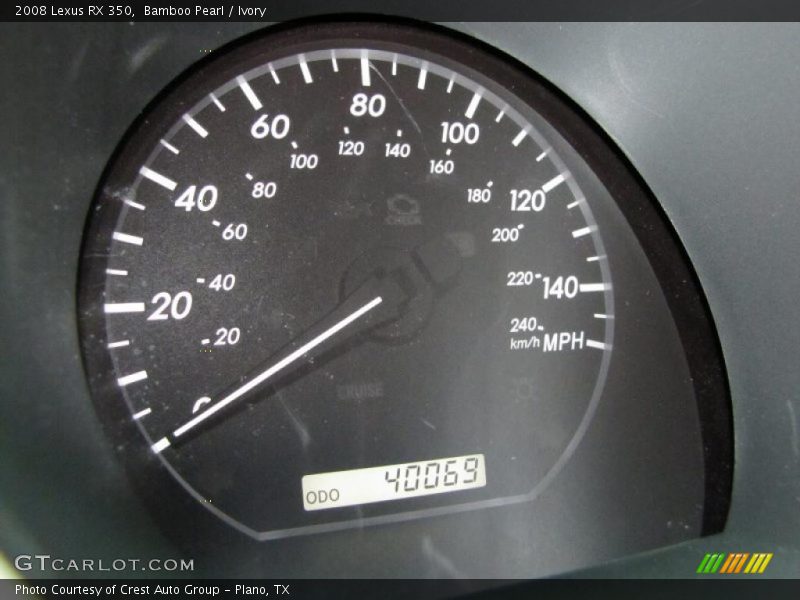Bamboo Pearl / Ivory 2008 Lexus RX 350