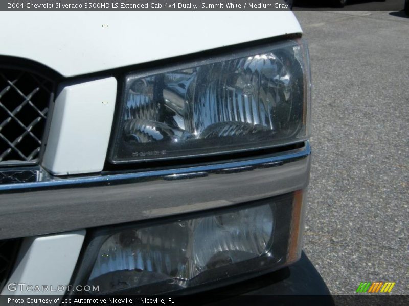 Summit White / Medium Gray 2004 Chevrolet Silverado 3500HD LS Extended Cab 4x4 Dually