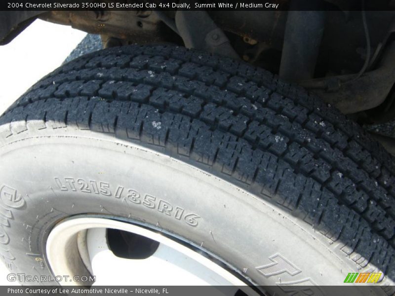 Summit White / Medium Gray 2004 Chevrolet Silverado 3500HD LS Extended Cab 4x4 Dually