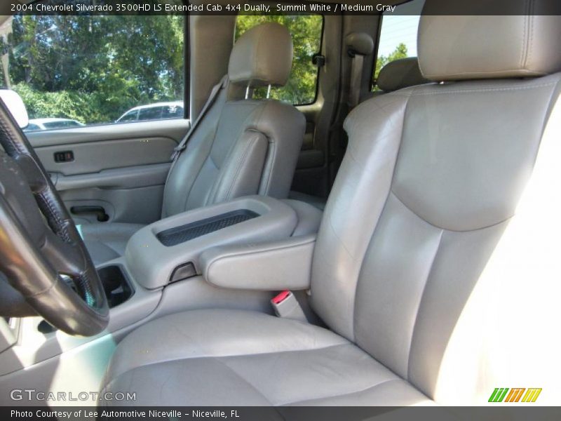 Summit White / Medium Gray 2004 Chevrolet Silverado 3500HD LS Extended Cab 4x4 Dually