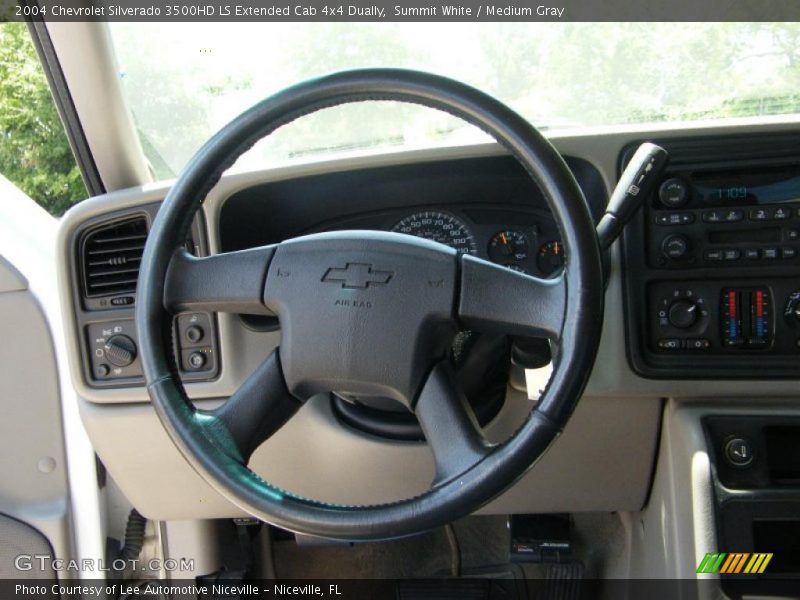 Summit White / Medium Gray 2004 Chevrolet Silverado 3500HD LS Extended Cab 4x4 Dually