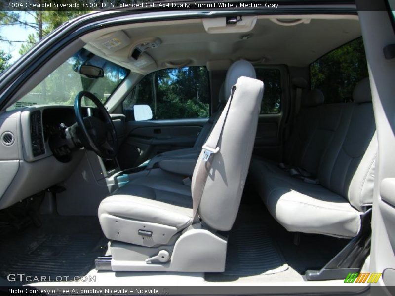 Summit White / Medium Gray 2004 Chevrolet Silverado 3500HD LS Extended Cab 4x4 Dually