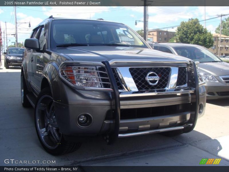 Polished Pewter / Desert 2005 Nissan Pathfinder LE 4x4