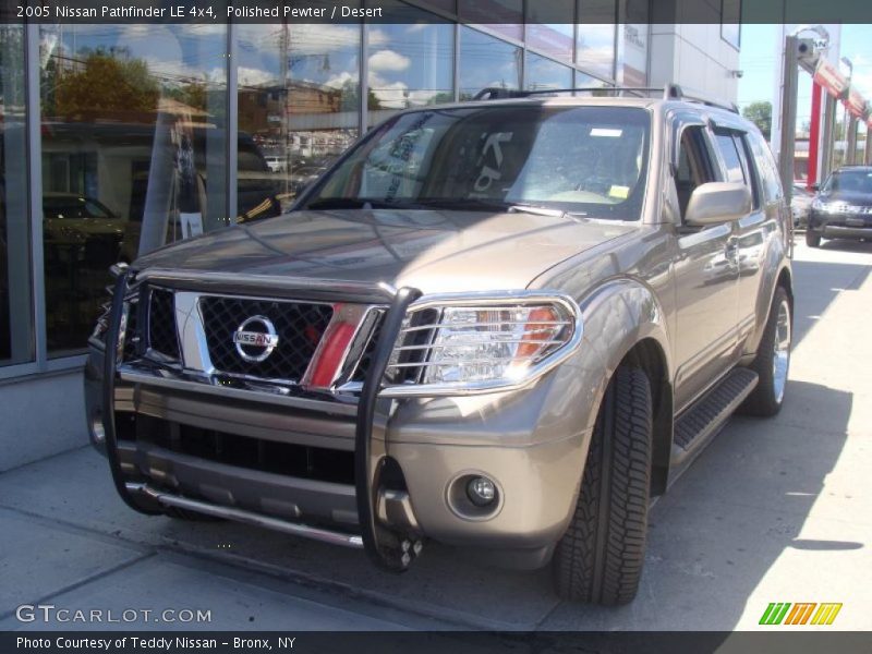 Polished Pewter / Desert 2005 Nissan Pathfinder LE 4x4