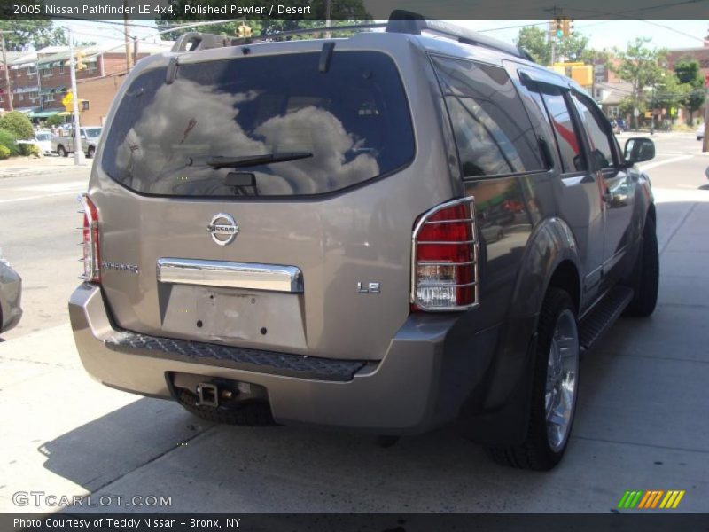 Polished Pewter / Desert 2005 Nissan Pathfinder LE 4x4