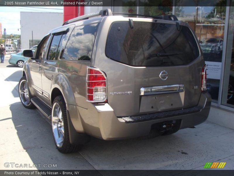 Polished Pewter / Desert 2005 Nissan Pathfinder LE 4x4