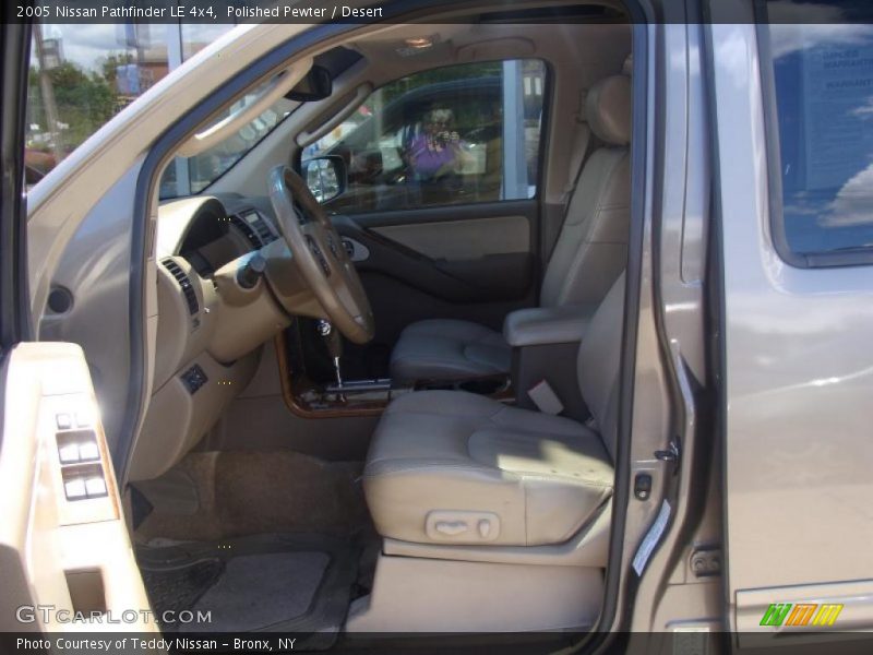 Polished Pewter / Desert 2005 Nissan Pathfinder LE 4x4