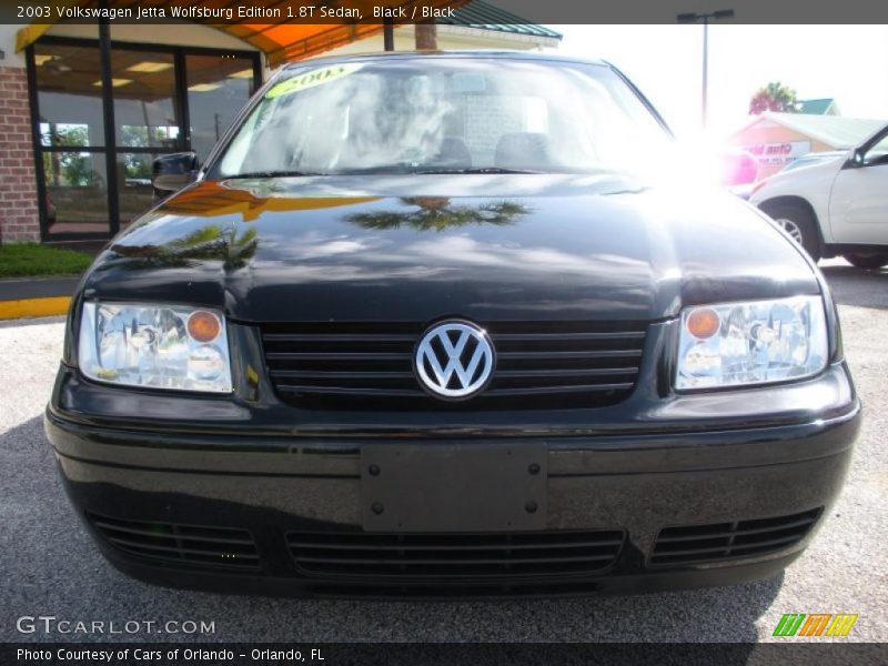Black / Black 2003 Volkswagen Jetta Wolfsburg Edition 1.8T Sedan