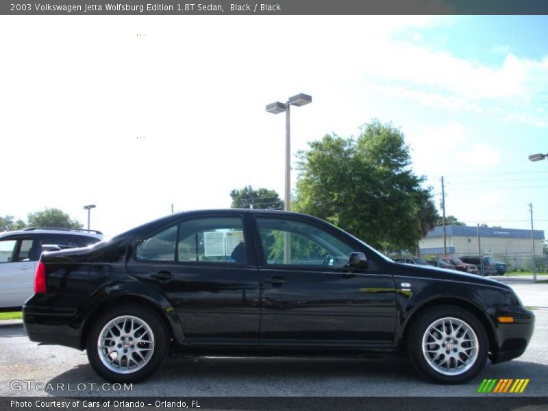 Black / Black 2003 Volkswagen Jetta Wolfsburg Edition 1.8T Sedan