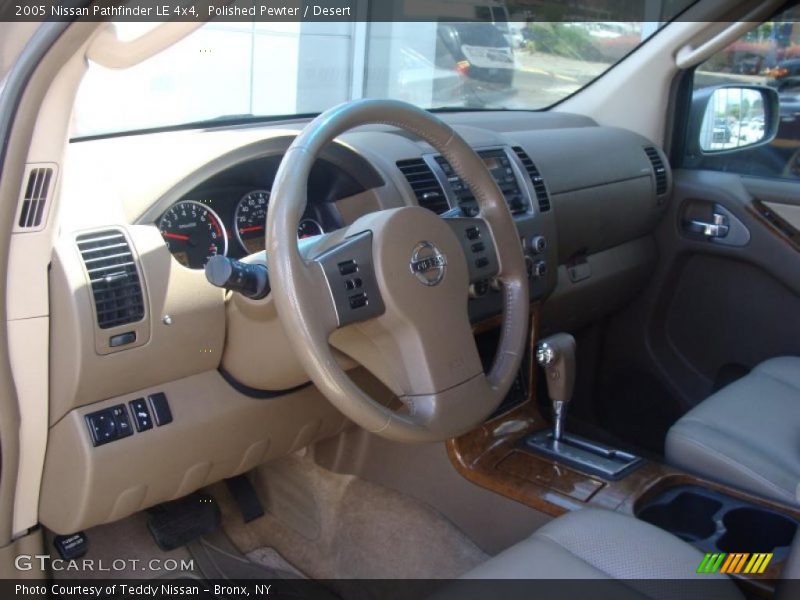 Polished Pewter / Desert 2005 Nissan Pathfinder LE 4x4