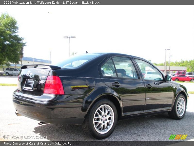 Black / Black 2003 Volkswagen Jetta Wolfsburg Edition 1.8T Sedan